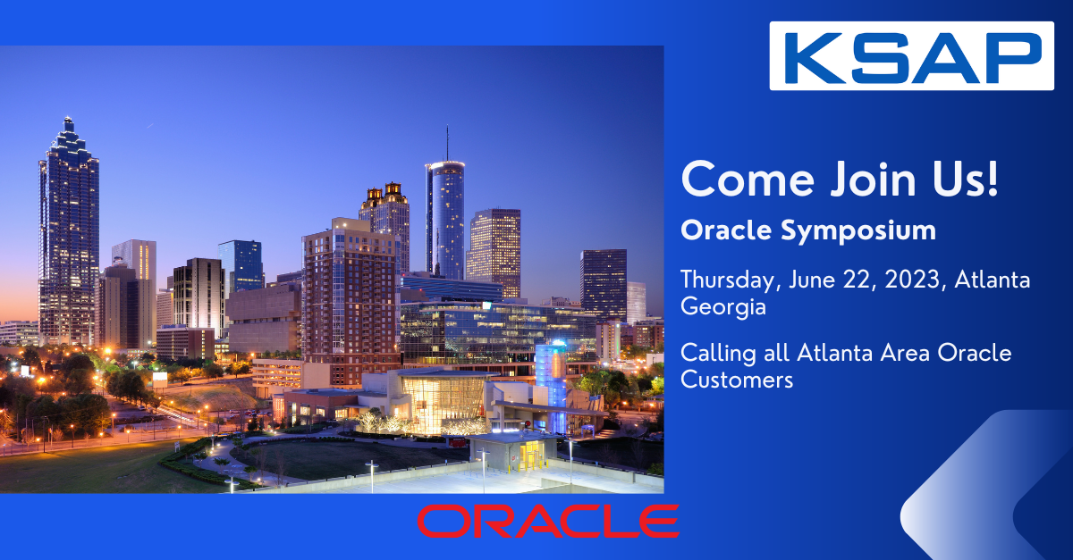 Oracle Symposium – June 22, 2023 Atlanta Ga